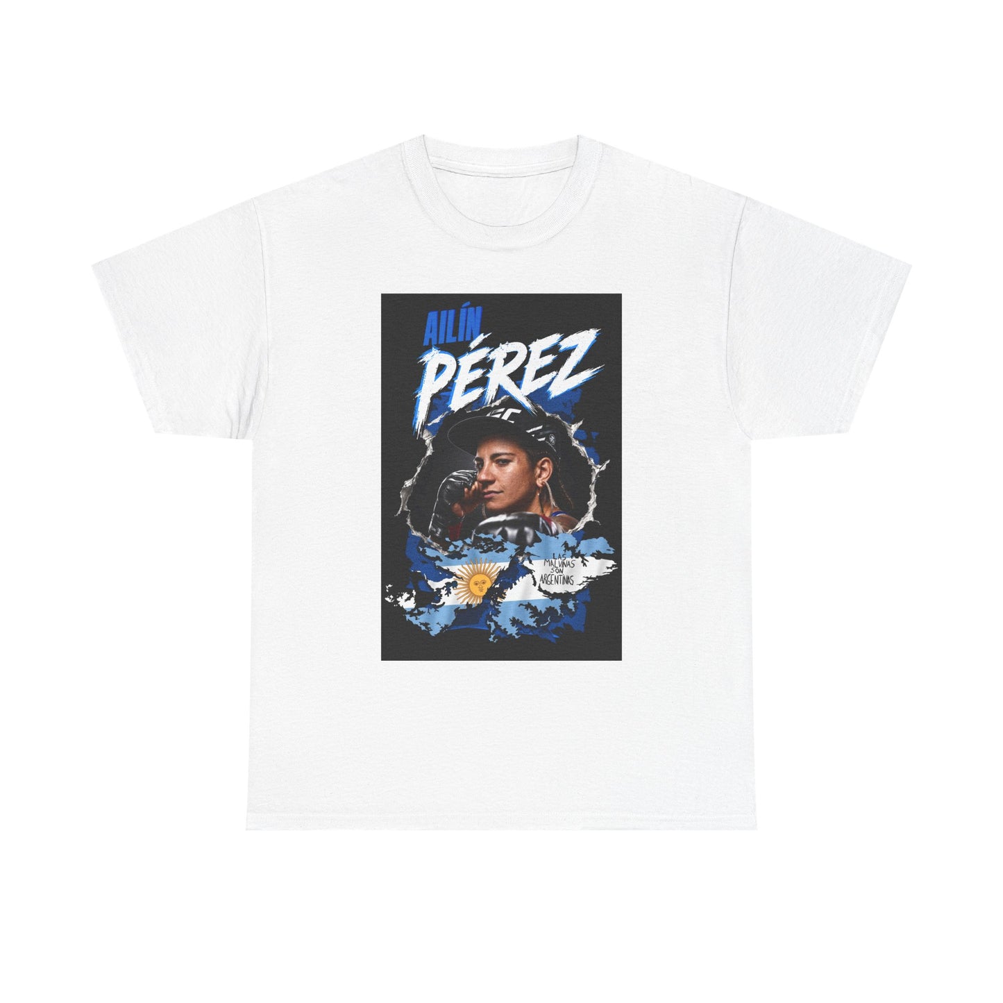 Ailín Pérez “Las Malvinas Son Argentinas” Unisex Heavy Cotton Tee
