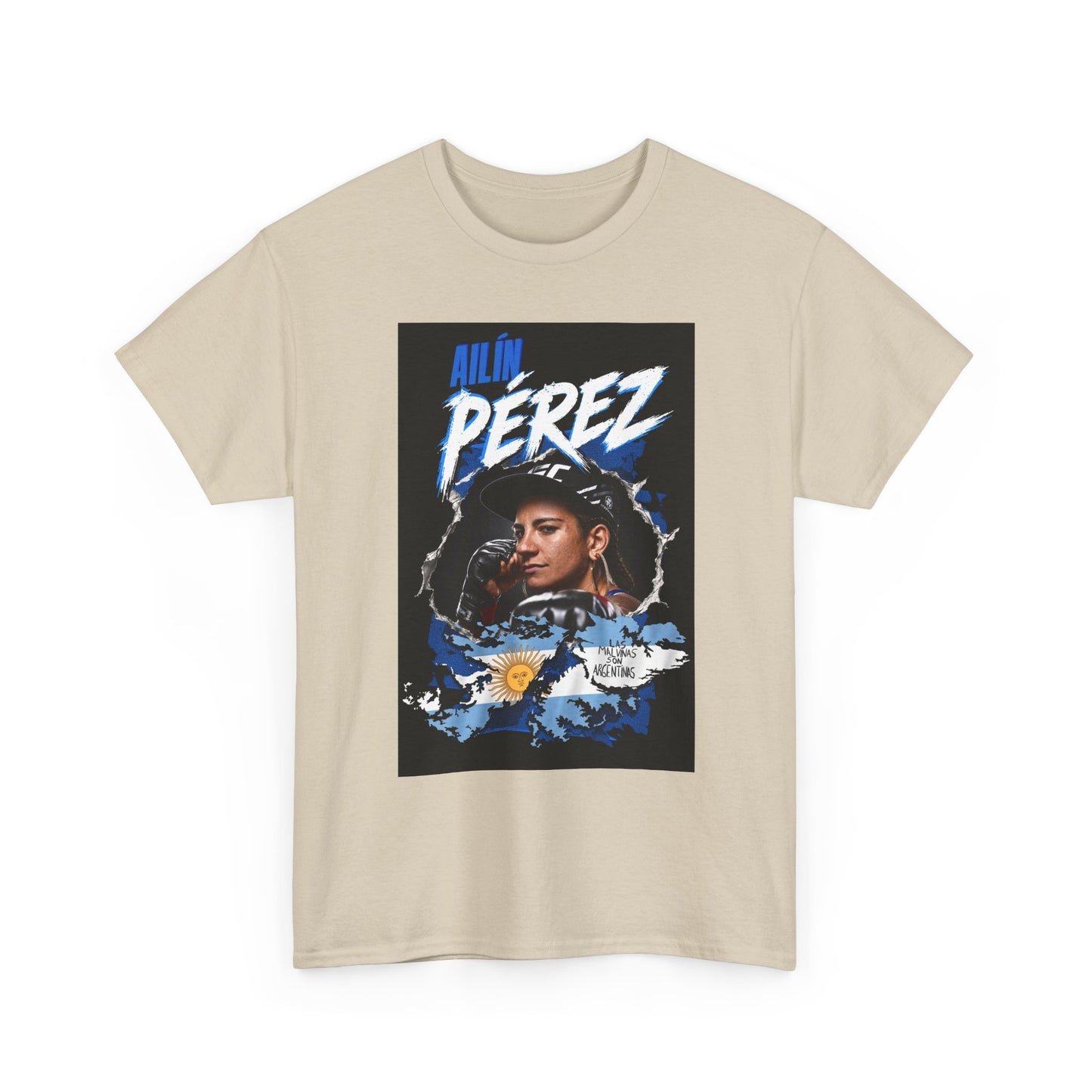 Ailín Pérez “Las Malvinas Son Argentinas” Unisex Heavy Cotton Tee