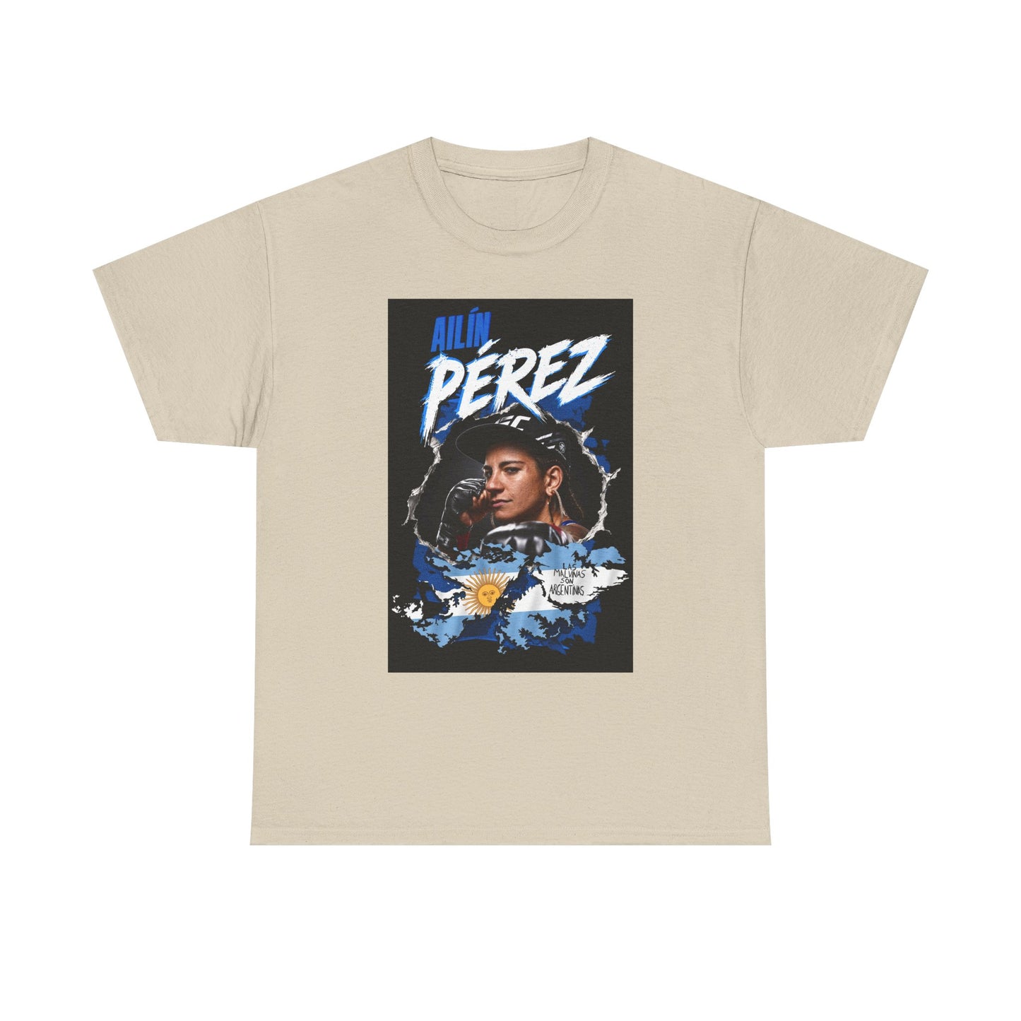 Ailín Pérez “Las Malvinas Son Argentinas” Unisex Heavy Cotton Tee