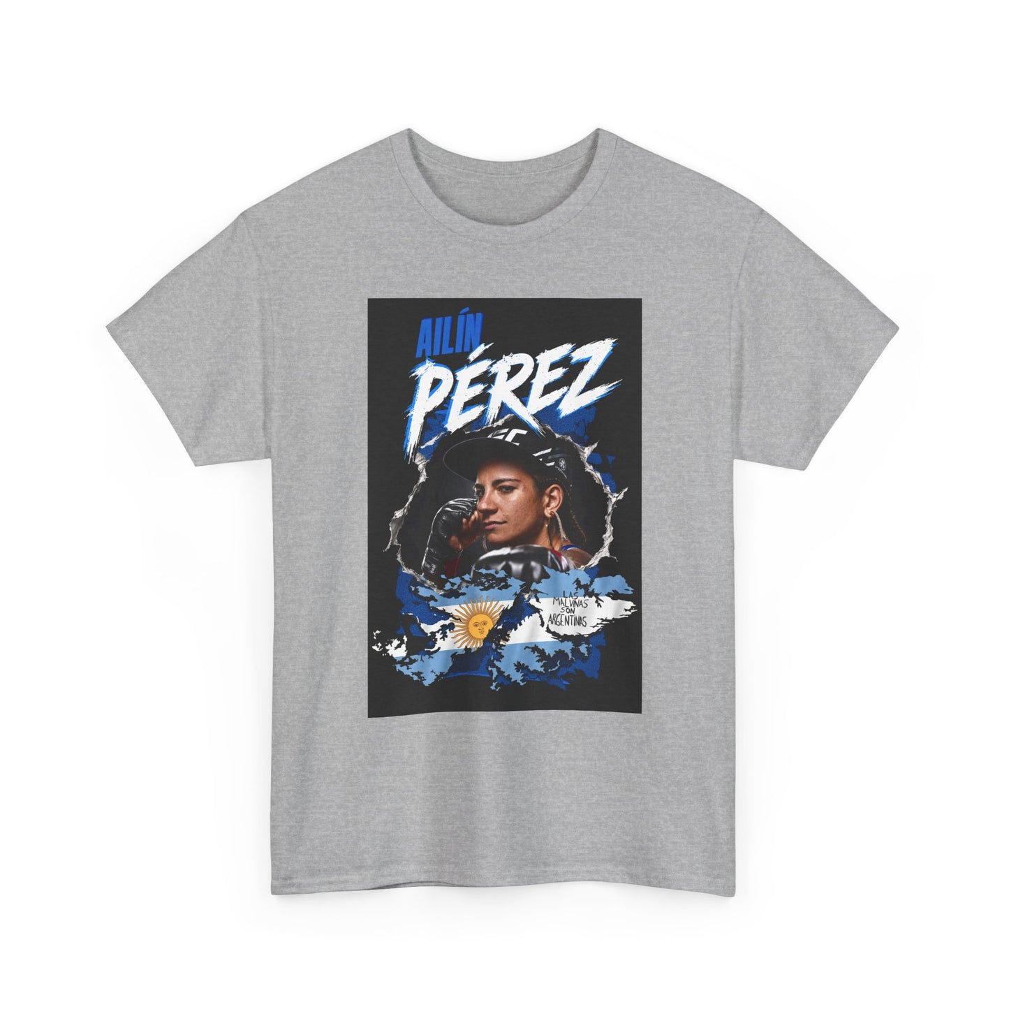 Ailín Pérez “Las Malvinas Son Argentinas” Unisex Heavy Cotton Tee