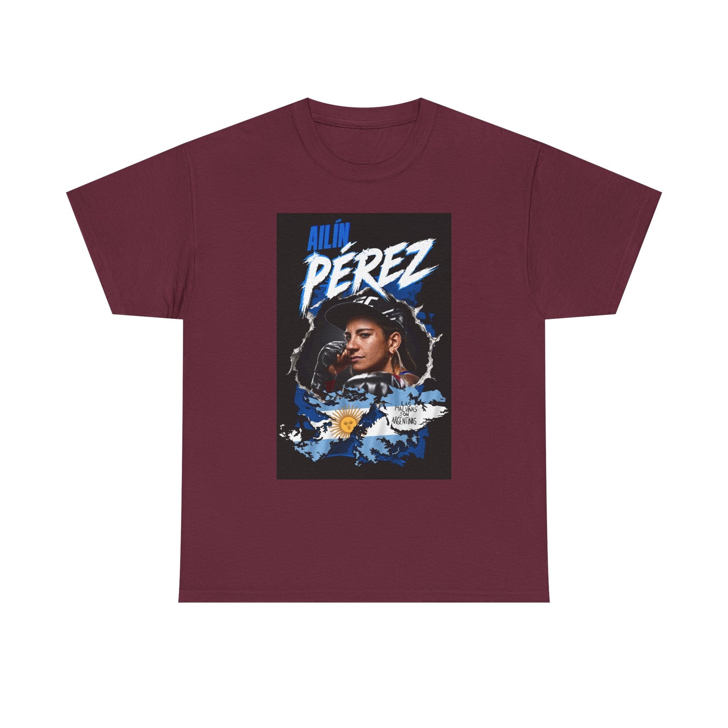 Ailín Pérez “Las Malvinas Son Argentinas” Unisex Heavy Cotton Tee