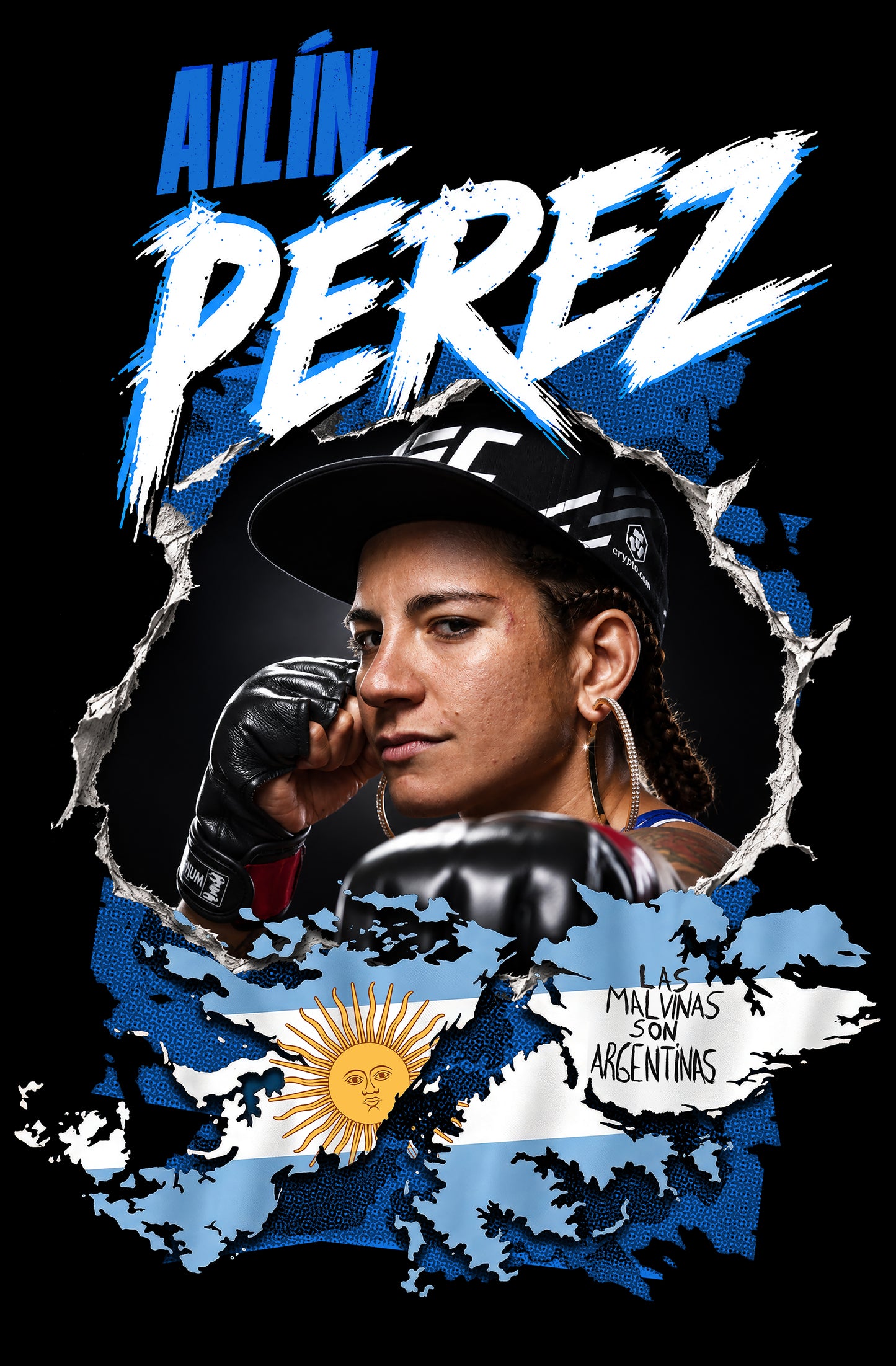 Ailín Pérez “Las Malvinas Son Argentinas” Unisex Heavy Cotton Tee