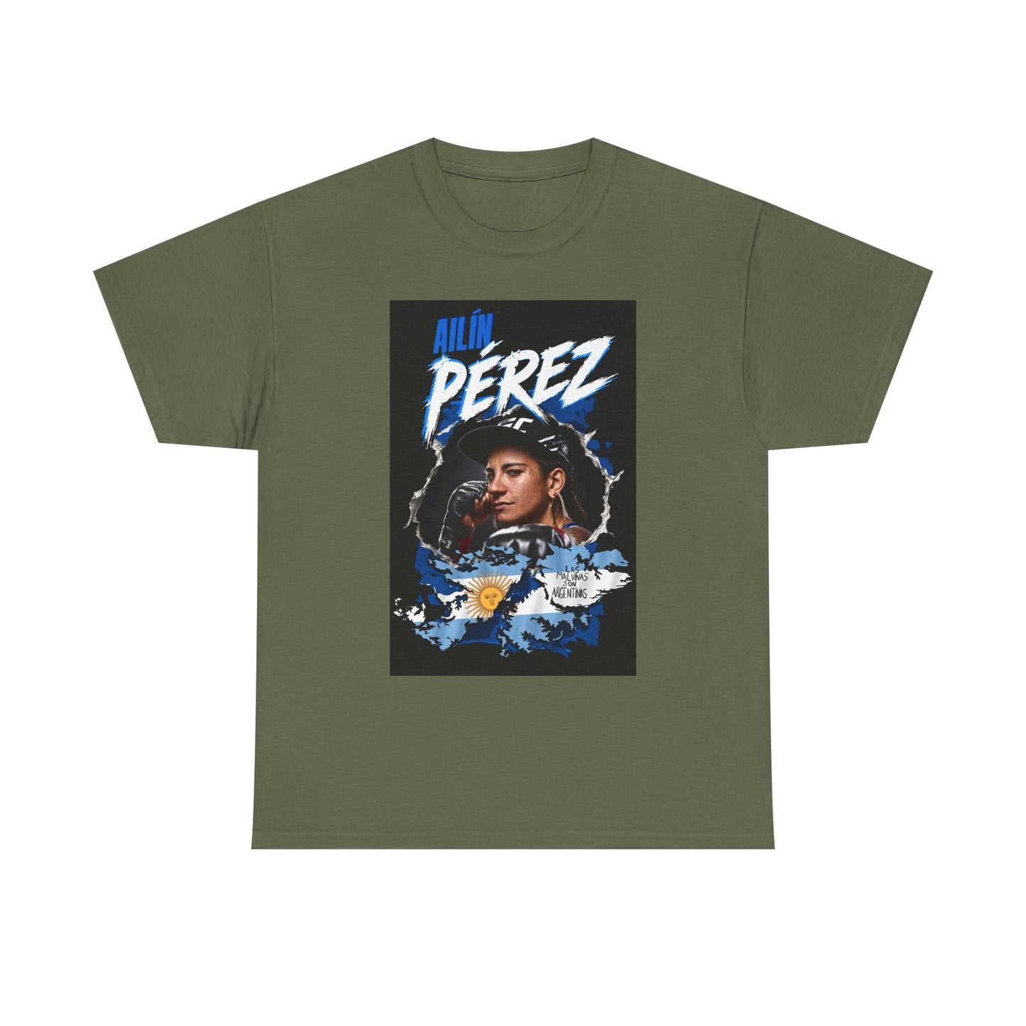 Ailín Pérez “Las Malvinas Son Argentinas” Unisex Heavy Cotton Tee