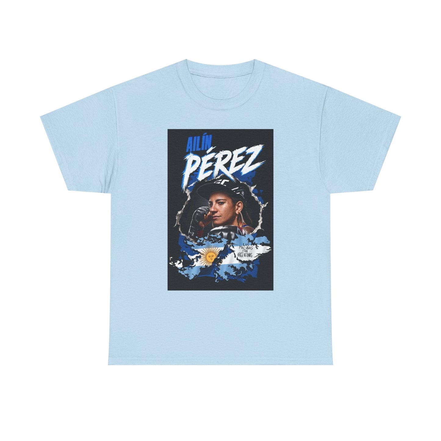 Ailín Pérez “Las Malvinas Son Argentinas” Unisex Heavy Cotton Tee