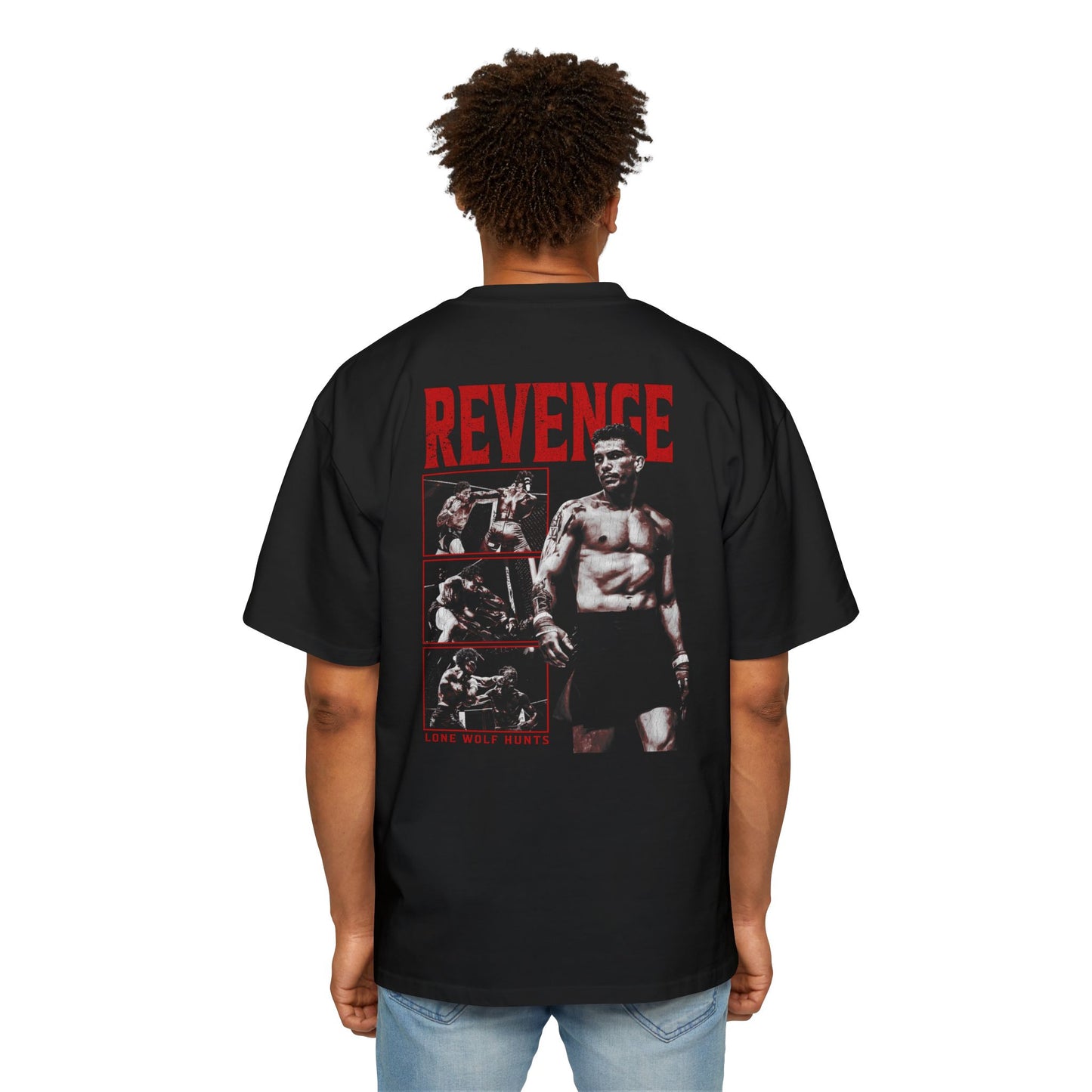 Landon “The Lone Wolf” Quiñones Revenge Heavy Oversized Tee