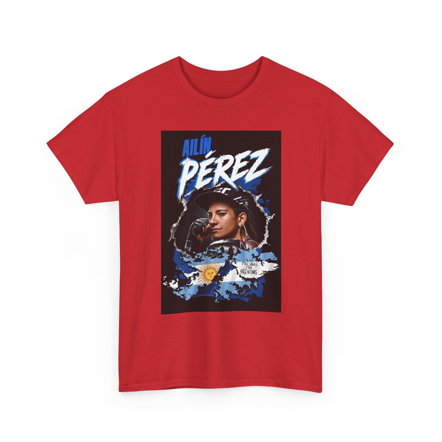 Ailín Pérez “Las Malvinas Son Argentinas” Unisex Heavy Cotton Tee