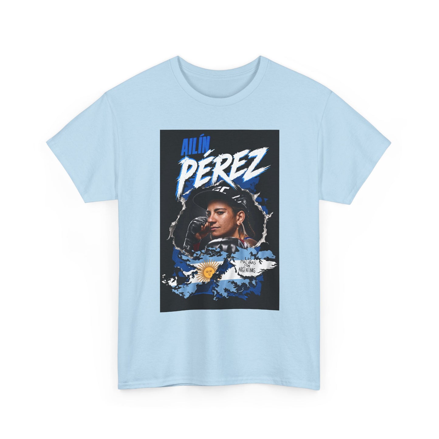 Ailín Pérez “Las Malvinas Son Argentinas” Unisex Heavy Cotton Tee