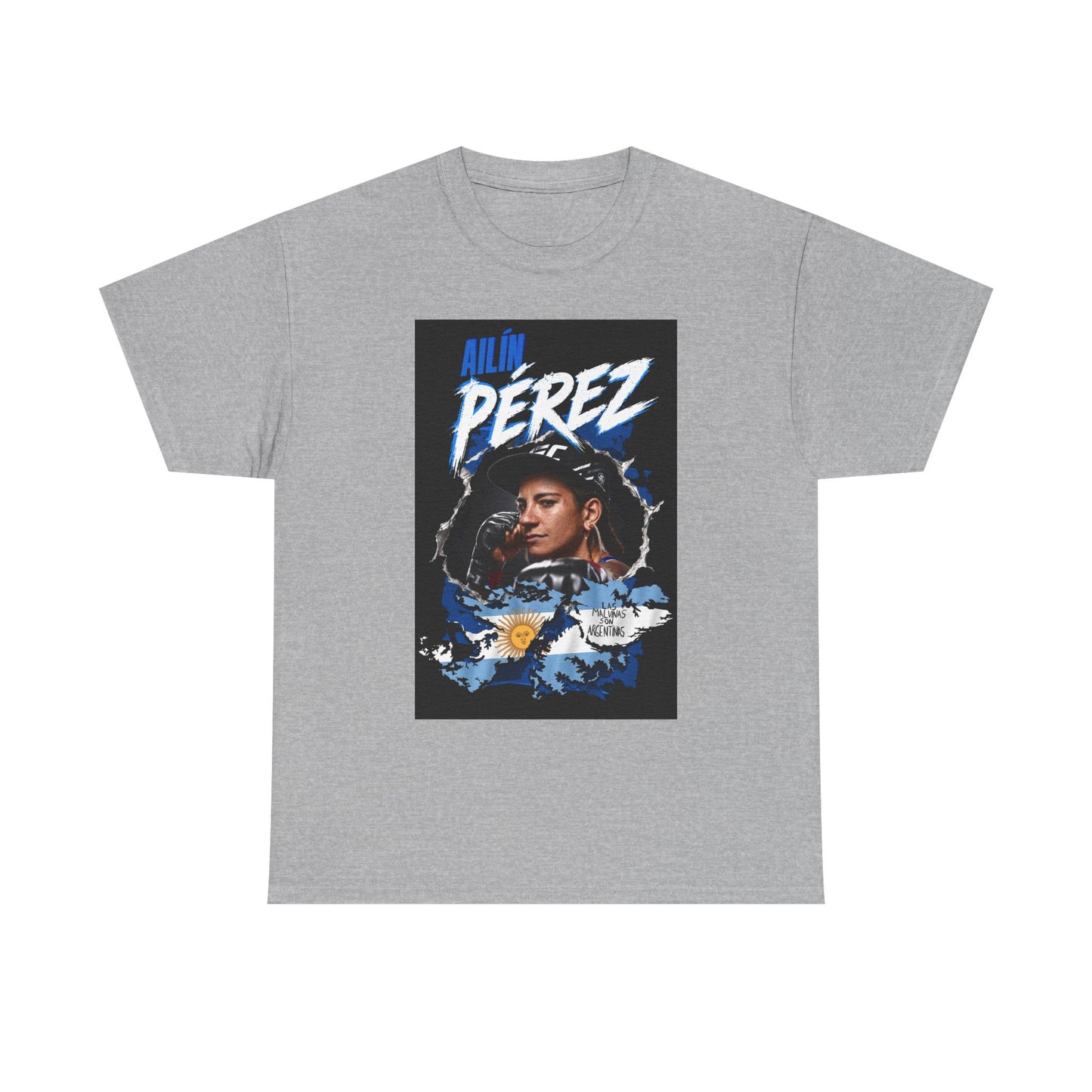 Ailín Pérez “Las Malvinas Son Argentinas” Unisex Heavy Cotton Tee